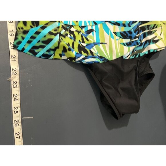 Miraclesuit Womens Tropical Print Tankini Swimsuit Size 12 Beach Vacation Resort - Picture 5 of 8